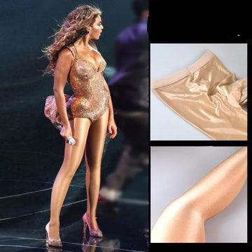 70D SHAPING Pantyhose Sexy Stockings Shiny Satin Shape Stockings Dance Fitness Compression DS Nightclub Large Sizes SW109