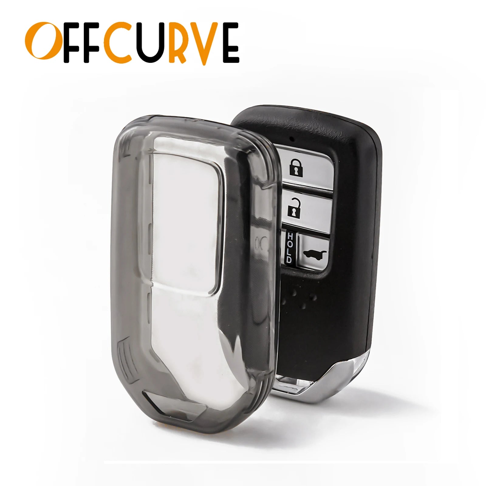 Transparent Key Protector for Honda Vezel City Civic Jazz BRV BR-V HRV Pilot Odyssey TPU Car Smart Remote Key Fob Case Cover